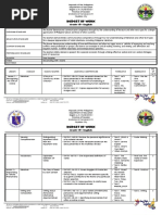 G10 English Budget of Work 3rd Quarter