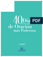 40 Dias de Oracion