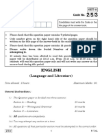 2-5-3 English Language and Leterature