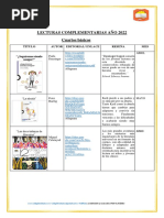 Lecturas Complementarias Anual 4Â°-Basico
