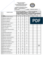 Science GradeSheet 7 SSC GOLD