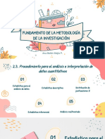 2.3. Procedimiento para El Análisis e Interpretación de Datos Cuantitativos