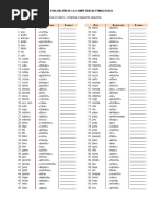 Evaluación de La Competencia Etimológica