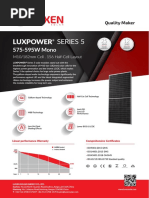 Luxpower Series 5: 575-595W Mono