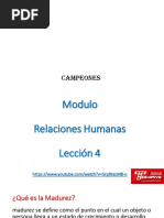 Clases Relaciones Humanas Leccion 4