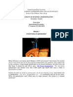 Module 1. A Brief History of Globalization