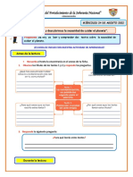 Ficha de Comunicacion Miercoles 24 de Agosto