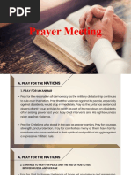 Prayer Meeting June 10