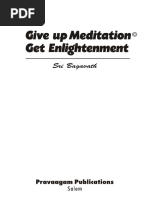 Giveup Meditation Get Enlightenment