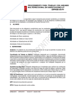 Procedimiento para Trabajo en Andamios Multidireccional