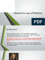 Newton's Law of Motion