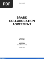 Brand Collaboration Agreement: (Labevande)