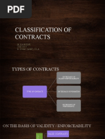 Classification of Contracts