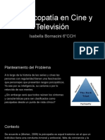 Psicopatía en El Cine y Televisión