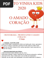 Orientações Projeto - o Amado Coração