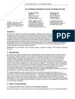 Risk Assessment Study On Bridge Foundation in Deep Overlying Stratum