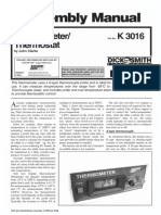 Assembly Manual: Thermometer/ Thermostat