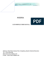 S12232a LCD Module User Manual