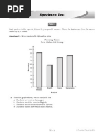 English Form 1 Midterm Specimen Test & Answers