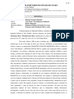 Comarca de Sobral 4 Vara Criminal Da Comarca de Sobral: Poder Judiciário Do Estado Do Ceará