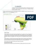 Climate: Climate Is The Average Weather Conditions of A Place Observed and Recorded For A Long Period of Time 30