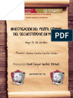 Anteproyecto Perfil Criminal Del Secuestrador Hatnia Cecilia Carrillo Valdez