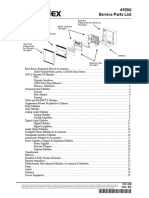 4100U Service Parts List