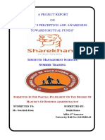 Sharekhan Mba Project Report