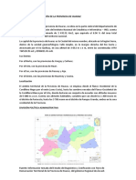 Proceso Historico de Formacion de La Provincia de Huaraz