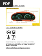 Indicadores Del Tablero de Un Auto