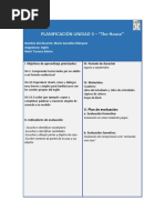 Planificación Unidad - Unidad 3