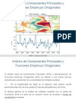 Análisis de Componentes Principales y Funciones Empíricas Ortogonales