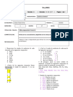 Taller de Nomenclatura Inorgánica