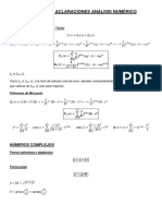 Fórmulas Numérico