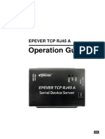 Operation Guide: Epever TCP Rj45 A