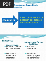 El Proceso Enseñanza-Aprendizaje