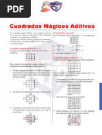 Cuadrados Mágicos Aditivos para Sexto de Primaria