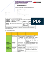 Sesion de Aprendizaje I DPCC 5° Grado