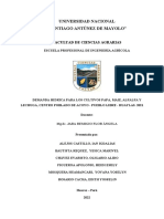 Informe de Demanda de Agua Con Fines de Riego