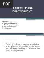 Group-3-Leadership and Empowerment