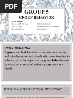 Group-5-Group Behavior