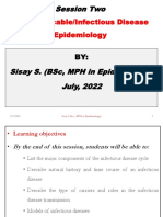 Measures of Dynamics of Infectiousness