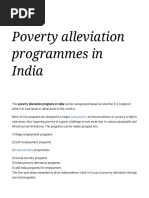 Poverty Alleviation Programmes in India - Wikipedia