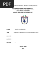 Tarea #04 Desarrollo de Los Componentes Del Expediente Técnico