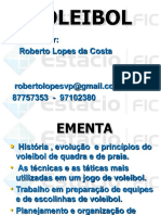 1) Ementa e Metodologia Do Voleibol