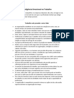 Inteligência Emocional No Trabalho