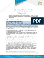 Guía de Actividades y Rúbrica de Evaluación - Unidad 1 - Paso 1 - Realizar Cuadro Comparativo Del Origen de La Bioética y Factores Precursores de La Misma