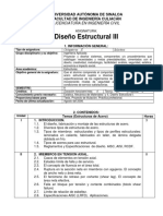 Programa Diseno Estructural Iii