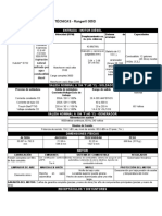 Especificaciones Tecnicas y Mantenimieto Por Horometro