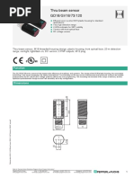 Thru-Beam Sensor GD18/GV18/73/120: Function